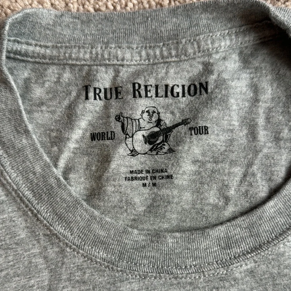 True Religion Gray Men's T-Shirt